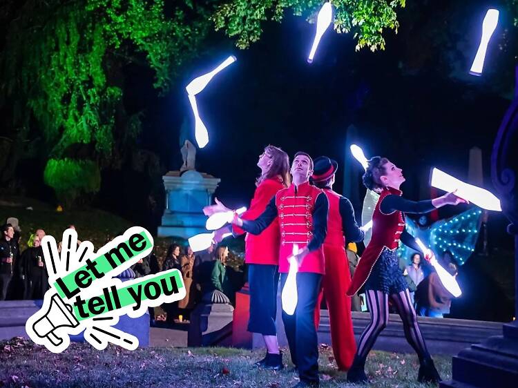 Let me tell you—Cemeteries are hosting the coolest events in NYC right now